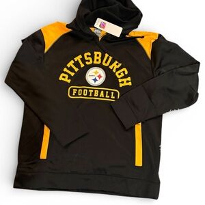 NWT Men’s Large Pittsburgh Black and Gold Hoodie